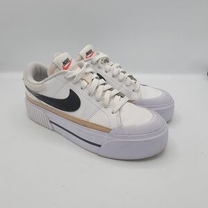 Nike  White and Black Sneakers